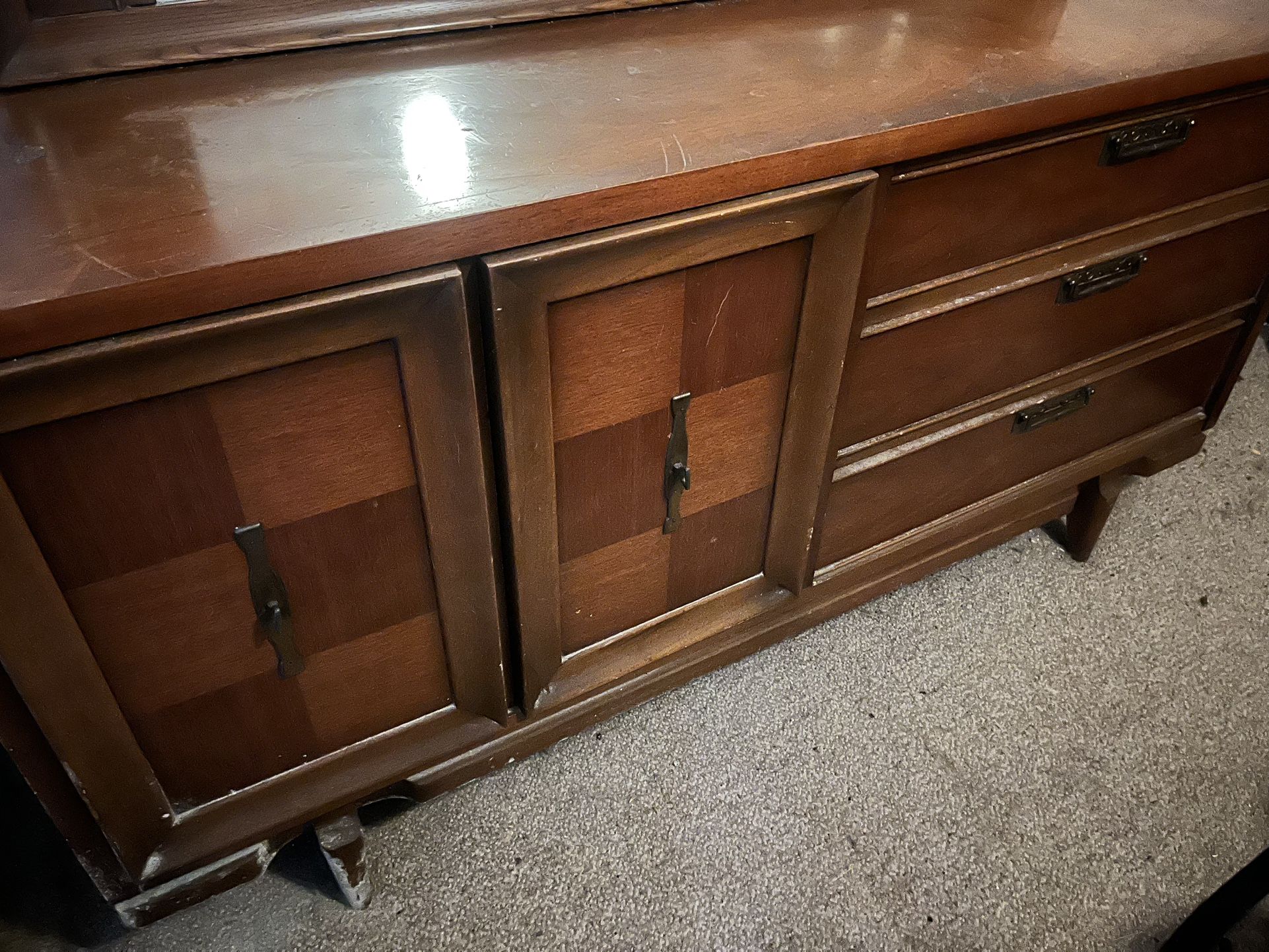 Mid-century Dressers 1948-49 United Furniture 2 Pieces