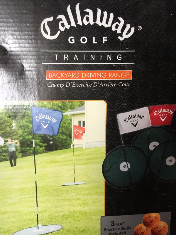 Callaway Golf Training Backyard Driving Range Improve Accuracy And