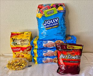 Candy, Werther's, Jolly Ranchers, Hot Tamales & Chocolate Chip Cookies