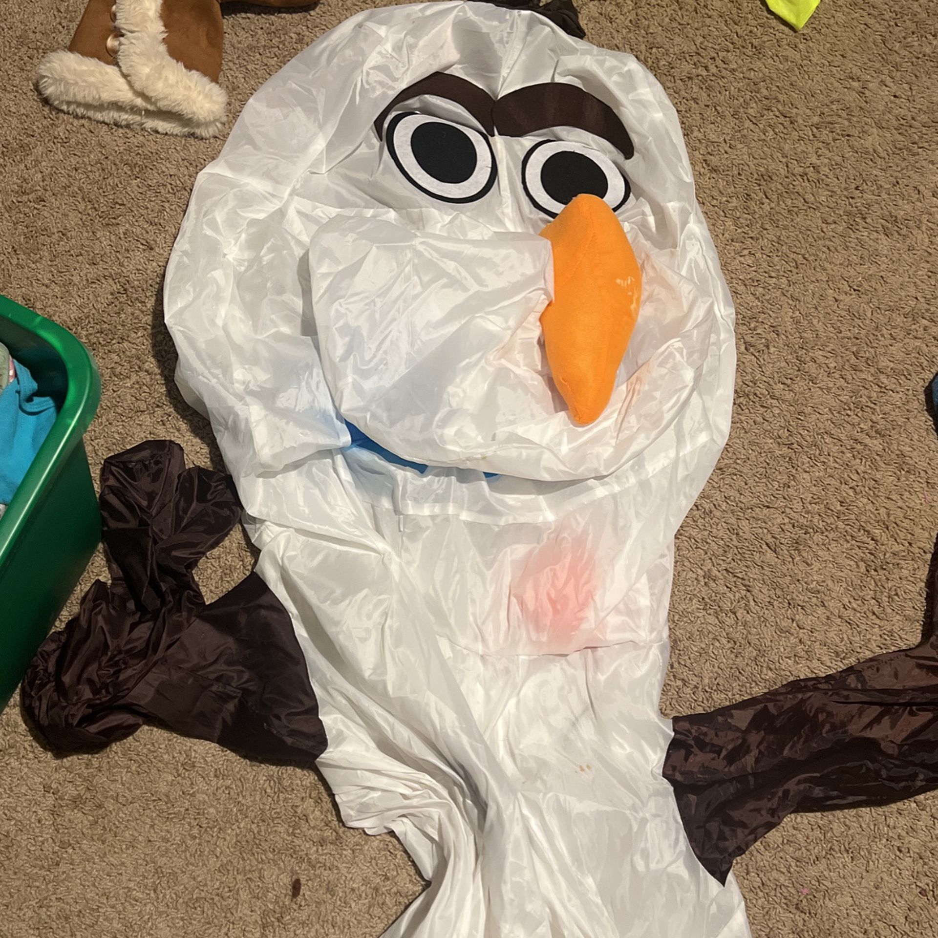 Adult Olaf Blowup Halloween Costume 