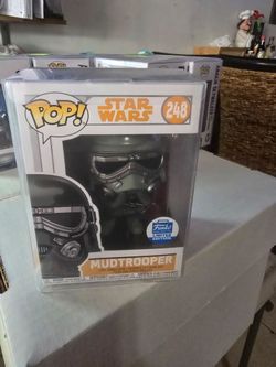 Funko Pop Star Wars  Mudtrooper #248 Funko  Limited Edition  protector