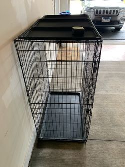 Pet cage folds up 36 w 22 d 48 h