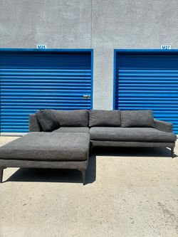 West Elm Andes Couch with Ottoman 🛻Delivery Available🛻