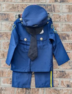 Police Officer costume w/ hat (youth small)