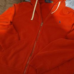 Ralph Lauren Zip Up Hoodie Real It Has a verification and original tags 