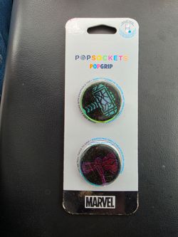 2 Pack of Disney PopSockets PopGrip Marvel Avengers -- Mjolnir, Thor Hammer, Stormbreaker