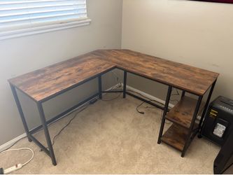 Two L shape desks