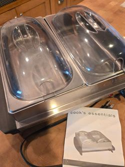 Warming tray/ non stick buffet server,  like New