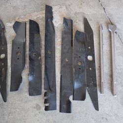 Lot Lawn Mower Blades Mulching Hammer Bits Chisel
