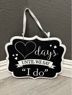 Wedding Chalkboard Decor