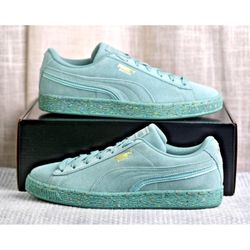 Puma Suede mono Triplex Junior | Blue/Gold | 386853-03