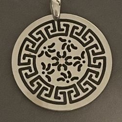 Aztec/Indigenous Design Pendant