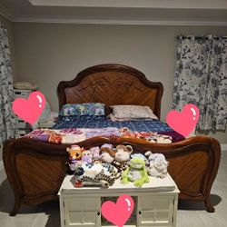 King Size Bed Set Frame Headboard