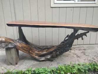 Handmade wood table