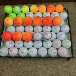 60 Golf Balls Vice In Good Condition.