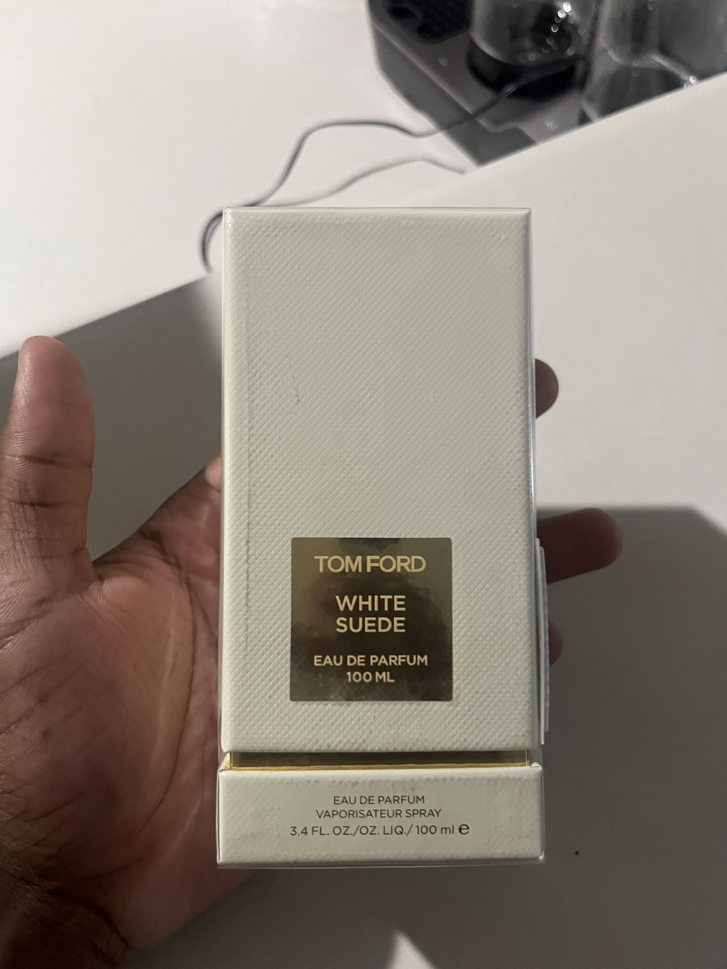 Tom Ford white Suede