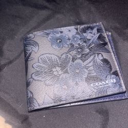 Navy Blue Coach Wallet