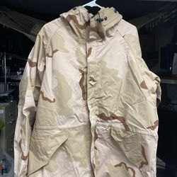 Waterproof military raincoat/parka & jeans. NEW!