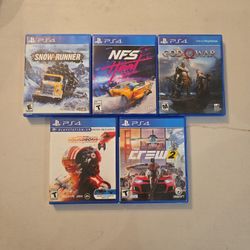 PS4 GAMES $20