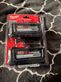 Milwaukee M18 twin pack 6.0 HO