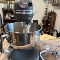 KitchenAid KT2651X Epicurean 475 Watt 6-Quart Stand Mixer, Imperial Grey