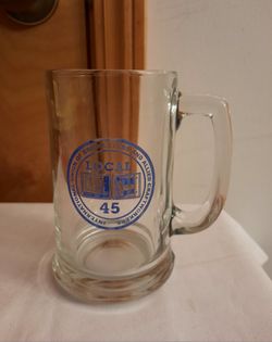 Local 45 International Union Of Bricklayers & Allied Cradt Workers Glass Mug