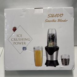 Suavo Smoothie Blender Personal Bullet Style Ice Crushing Power Milkshakes NEW