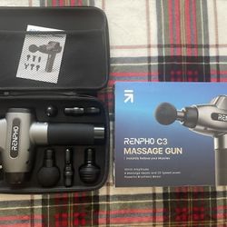 Renpho C3 massage instantly relieve your muscles 6 massage heads and 20 speed levels 