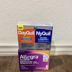 New DayQuil/ NyQuil And Allegra 