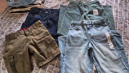 Boys denim pants and cargo shorts