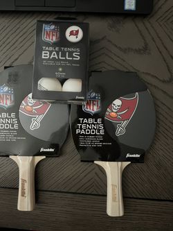 Tampa Bay Table Tennis Paddles and Balls