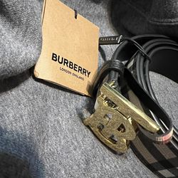 Burberry Vintage Check TB Belt 