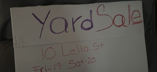 Garage sale
