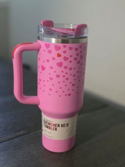 Stanley Quencher H2.0 Tumbler Pink Hearts