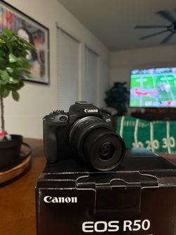 Canon EOS R50 Mirrorless 4K Camera – Great Condition