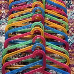 14 IKEA Children's coat-hanger, mixed colors