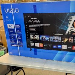 65 Tv $55 Down, Takes The Tv On Financing Six Month Warranty. 65 Vizio Smart 4k Hdtv 