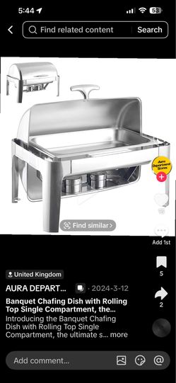 Commercial chafing Dishes