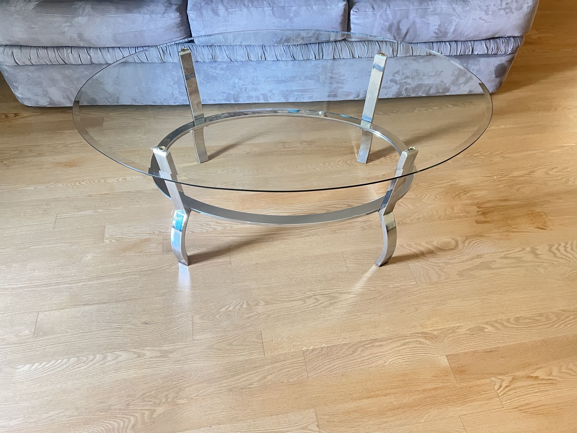 Two end table and a coffee table and two lamps