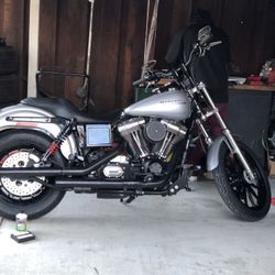 Vance and Hines Harley exhaust.
