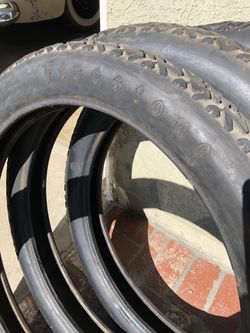 Vintage Teen Tires. No Skid Tires Fire stone brand. 