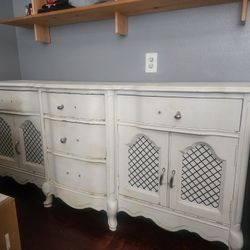 White Wood drawer 