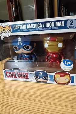 Pop Marvel Civil War Captain America & Iron Man