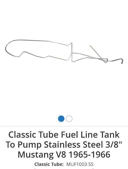 Fuel Line 3/8 For Mustang 65 - 66