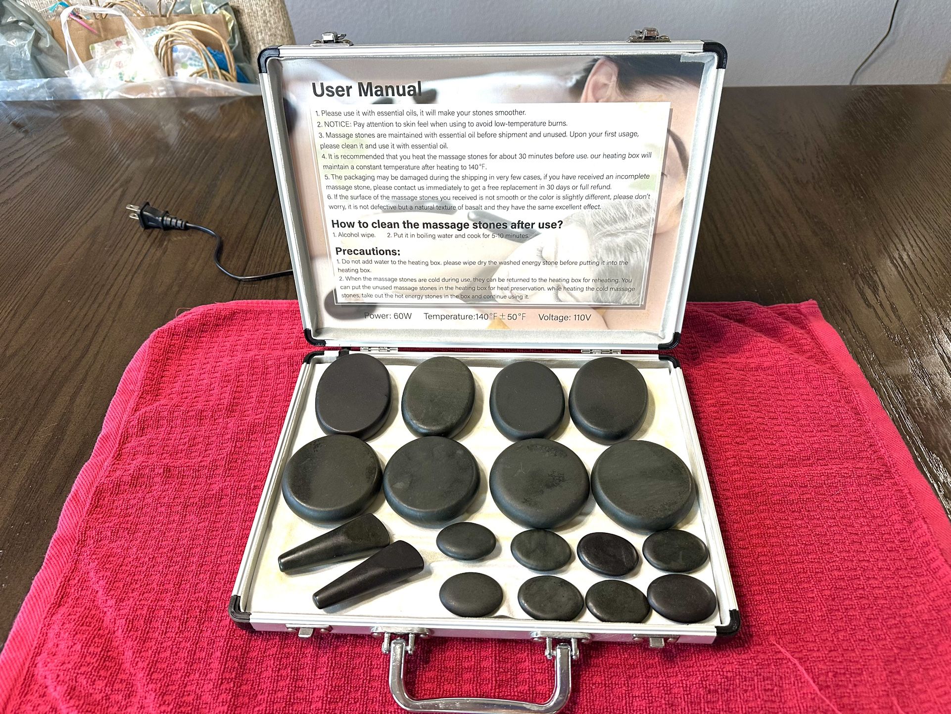 HOT STONE MASSAGE KIT 