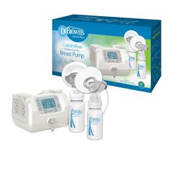 Dr. Brown's Custom Flow Hospital Strength Double Electric Breast Pump with Adjustable Settings