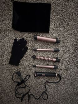 4 In 1 Hair Curler Wand Set