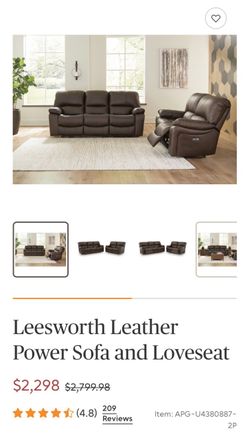 Ashley furniture sofa and love seat
