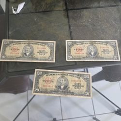 Billetes Antiguos Cubanos Antes De 1959 Para Coleccion 