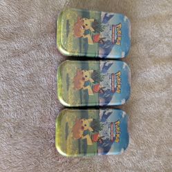 3 sealed ascended heroes tins